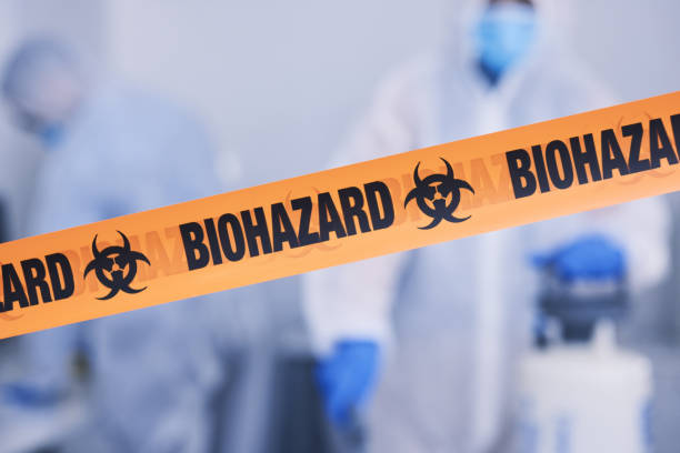 Professional Blood Cleanup technician working in Falmouth, KY